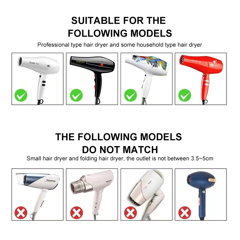 Secador de pelo eléctrico, gran parabrisas, rizado, interfaz universal, soplado, artefacto capilar, secador, secador, rizador, comercio exterior