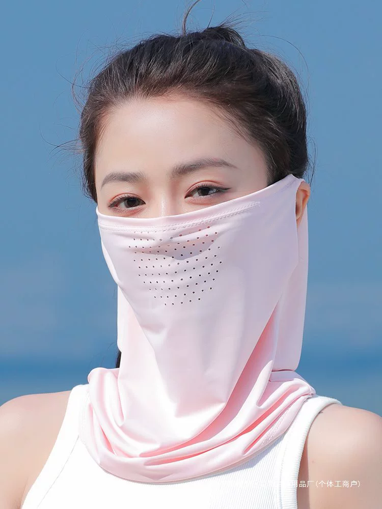 Silk mask, summer travel sports climbing scarf, sun protection, new collection