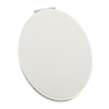 DIY mini folding cat head -shaped blank PU leather double -sided mirror portable makeup mirror can be defined logo