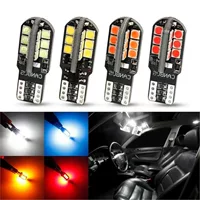 Автомобильная лампа Amazon T10 Canbus 3030 24SMD без электродов, светодиодный индикатор ширины, подсветка номерного знака
