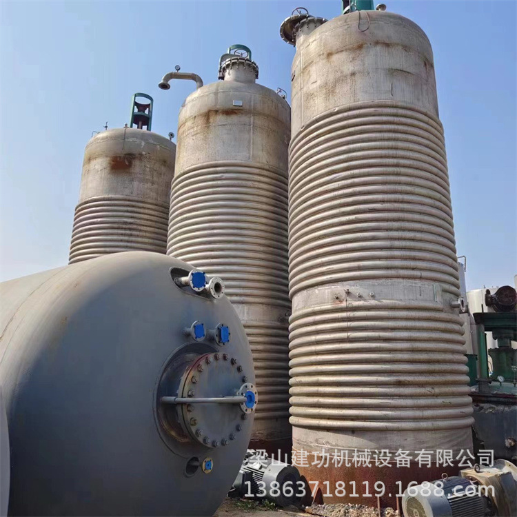 二手内外盘管发酵罐 酸奶酵素果醋发酵罐 大型微生物菌种发酵罐