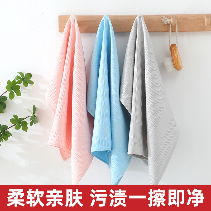 Waffle Kitchen Cloth Set, Floor Cleaning Towel, Glass Cleaning, Non-Marking, Absorbent, Lint-Free, Pure Cotton