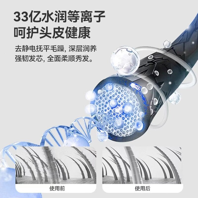 高浓度等离子高速吹风机恒温静音速干不伤发不毛躁家用电吹风|undefined