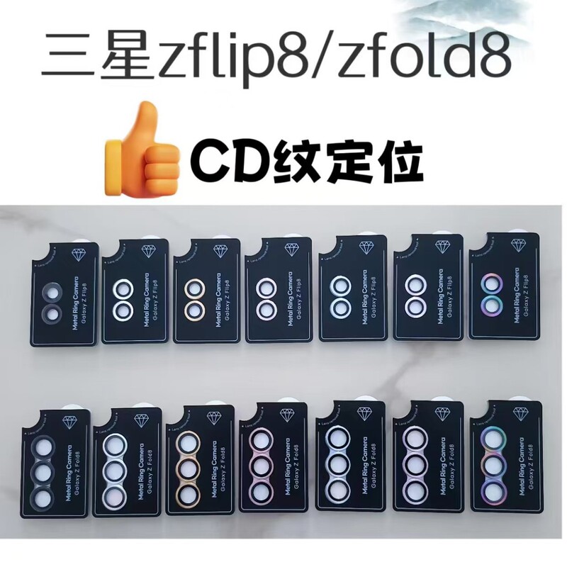 Suitable for Samsung Zfold8 Zfold8Ultra Fold7 W26 Second-Generation Positioning Eagle-Eye Metal Ring Lens Film Suitable for Samsung Zfold8 Zfold8Ultra Fold7 W26 Second-Generation Positioning Eagle-Eye Metal Ring Lens Film