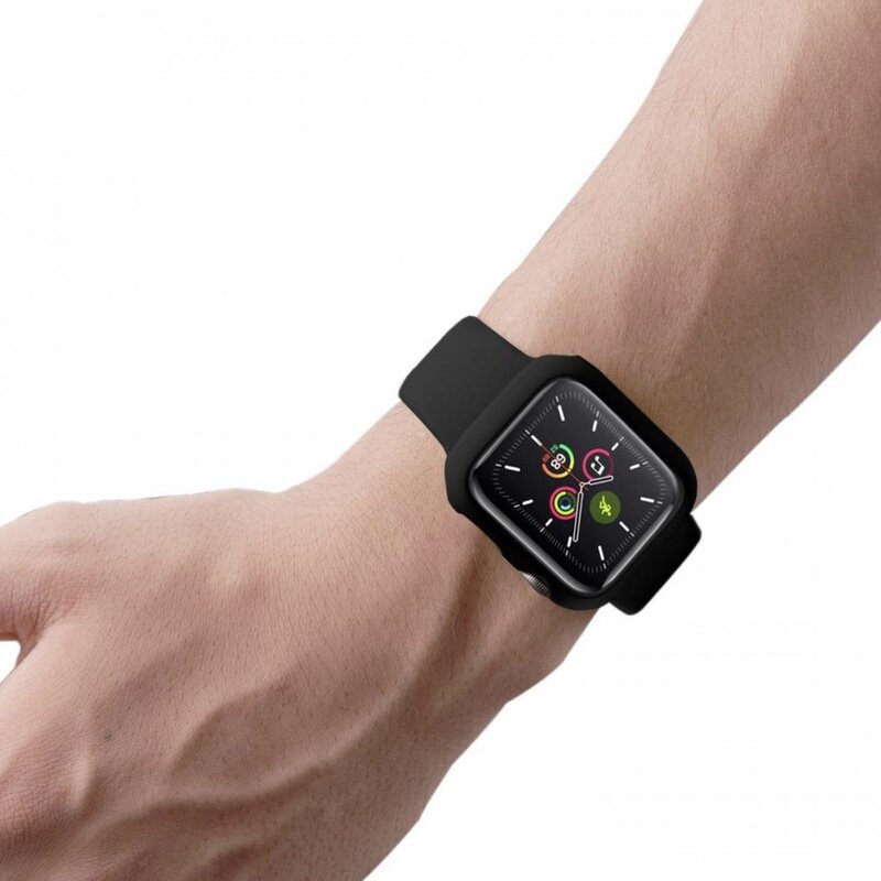 Cassa per orologio smerigliata di vendita calda con cornice protettiva scavata Iwatch per accessorio da metà confezione per orologio di controllo sensibile e alla moda_voghion.com