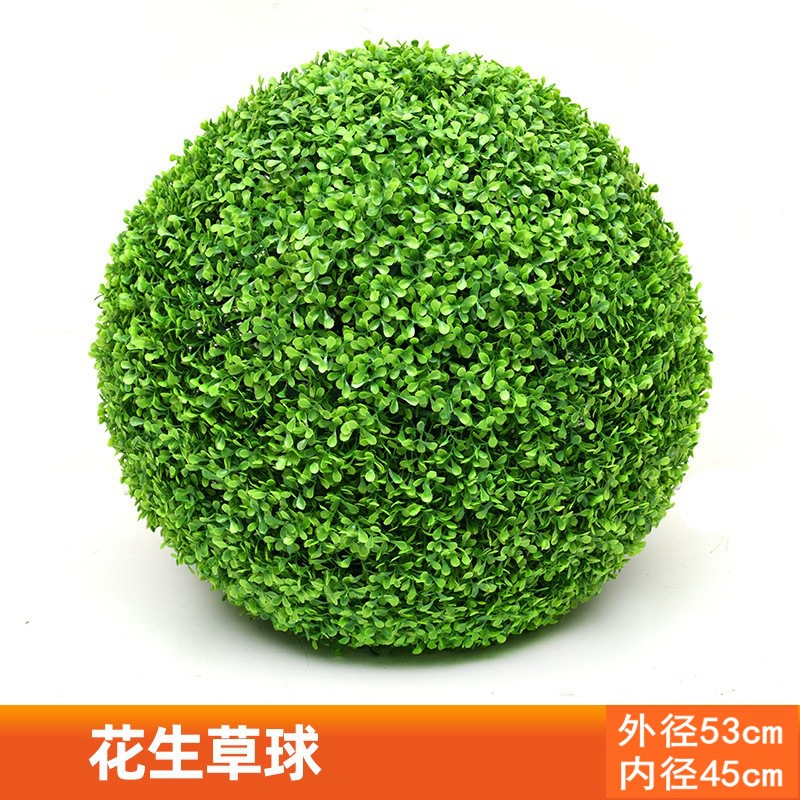 Planta Artificial Decorativa, Bola de Milán Verde, Decoración de Techo, Flor Artificial de Plástico, Exhibición de Inauguración de Centro Comercial, Bola de Hierba de Eucalipto