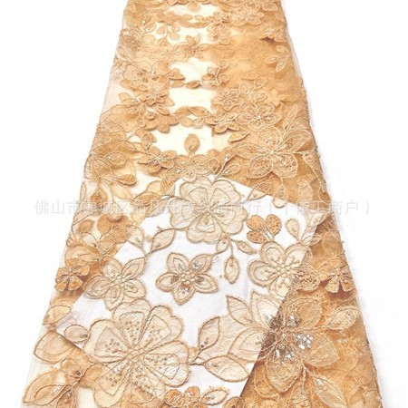 Francés ricos y famosos temperamento pequeño vestido de encaje flor ligero lujoso alto sentido vestido de noche vestido de tela