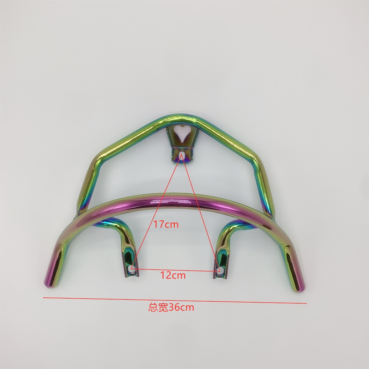 Electric Vehicle Long Model Turtle Queen Armrest Second and Third Generation Turtle Rear Handle Rear Tail Wing Decoration Modified Rear Rack