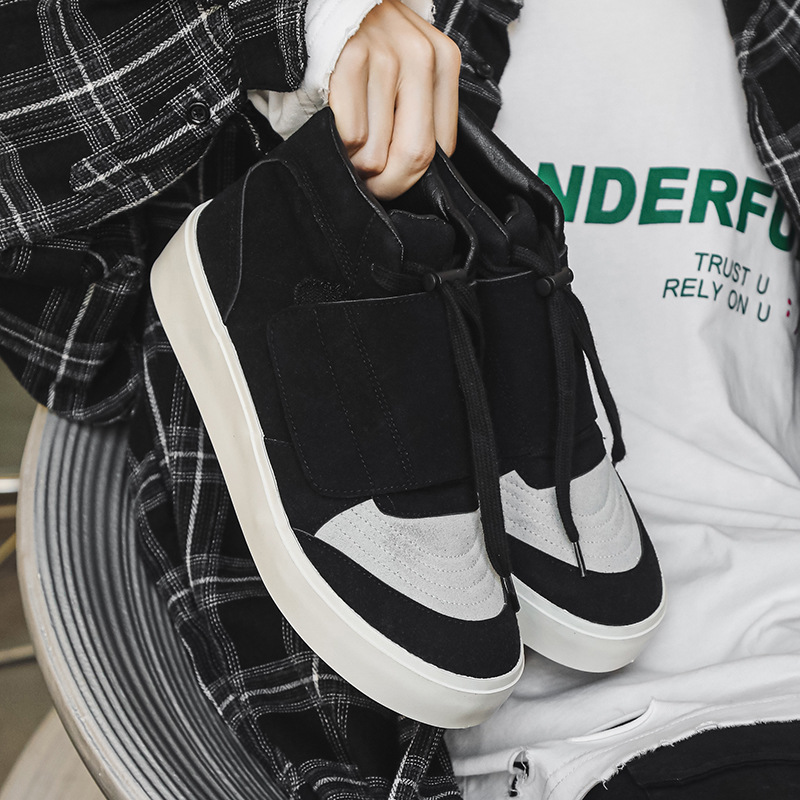 X156 Spring and Autumn New High Street Niche Hip Hop Design Men's Shoes National Trendy High-top Sports Casual Sneakers Trendy All-match