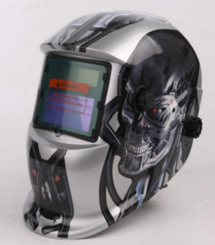 Máscara de soldadura automática solar 107, casco de protección LCD con cambio de luz y montaje en cabeza