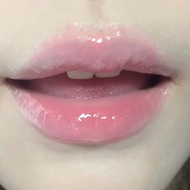LUCKGO amor brillante máscara labial bicolor hidratación hidratación para evitar agrietamiento seco joven otoño invierno lápiz labial transfronterizo