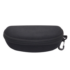 ANLORR安羅爾EVA時尚眼鏡盒籃球眼鏡太陽鏡盒掛帶牢固#H012小黑盒