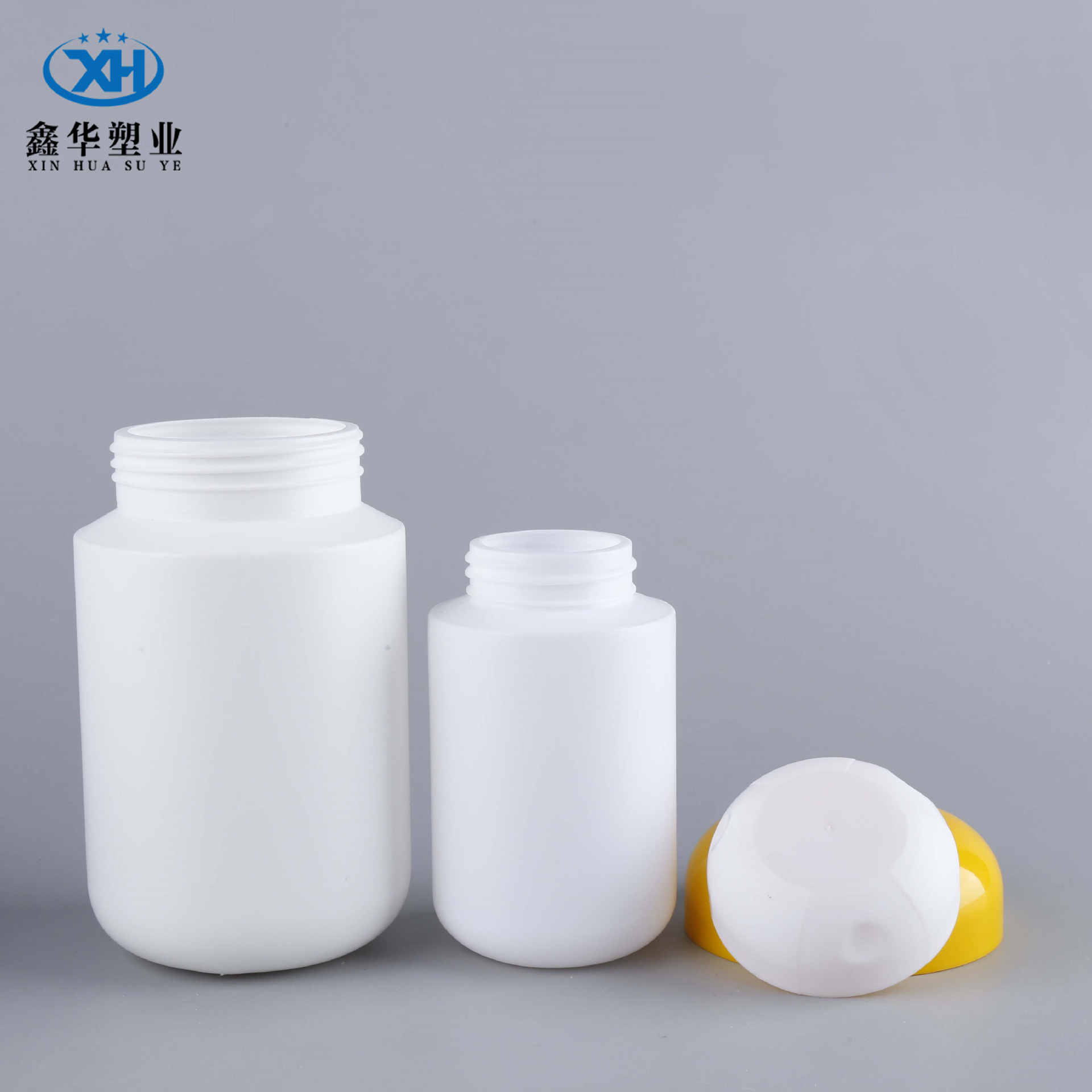 1000g barril de polvo de sésamo negro al por mayor leche en polvo de boca ancha multigrano sustituto de comida en polvo botella 250-500ml tanque de embalaje de polvo