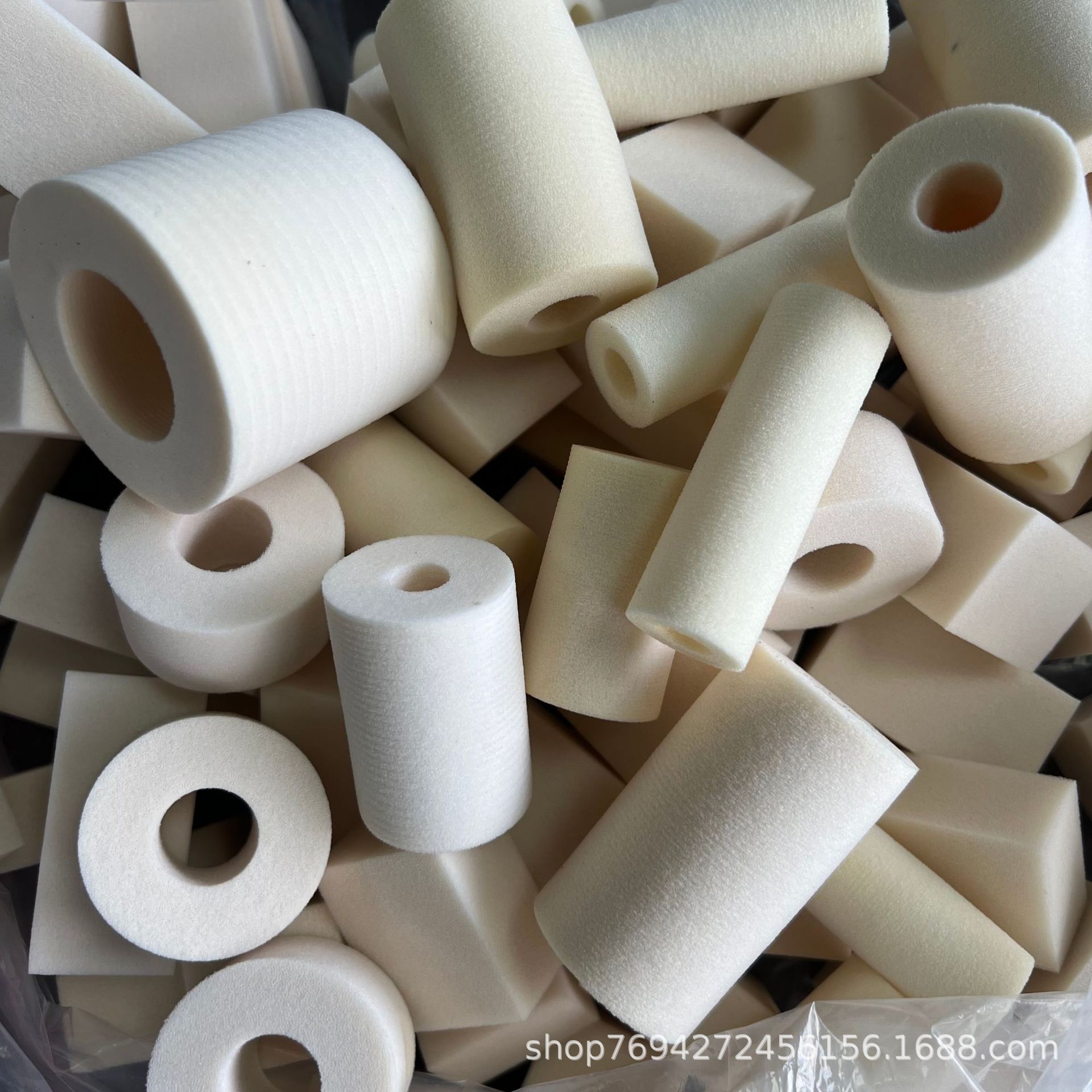 厂家直销实心空心圆形海绵柱 机器内部轴吸油棉管 聚酯泡绵