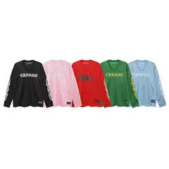 24 Cross-Border Corrected Chrome Hearts Sanskrit Sporty Long-Sleeve T-Shirt Unisex