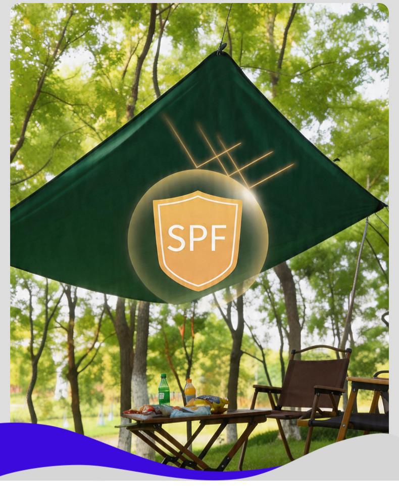 Outdoor canopy tent for camping, portable for picnics, sun-proof, rain-proof, thickened, UV-resistant, sunshade