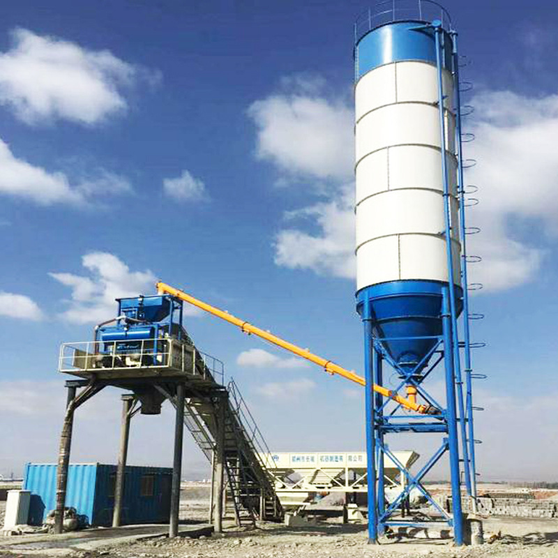 Planta mezcladora de hormigón 240 mezclador forzado equipo de mezcla de cemento móvil línea de producción fabricante estación de mezcla comercial