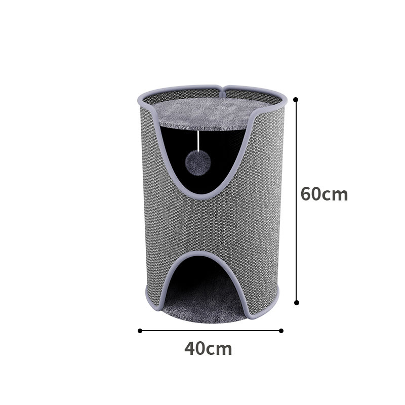 검정색 이중층 사이잘 버킷(잡고 잠을 잘 수 있음)