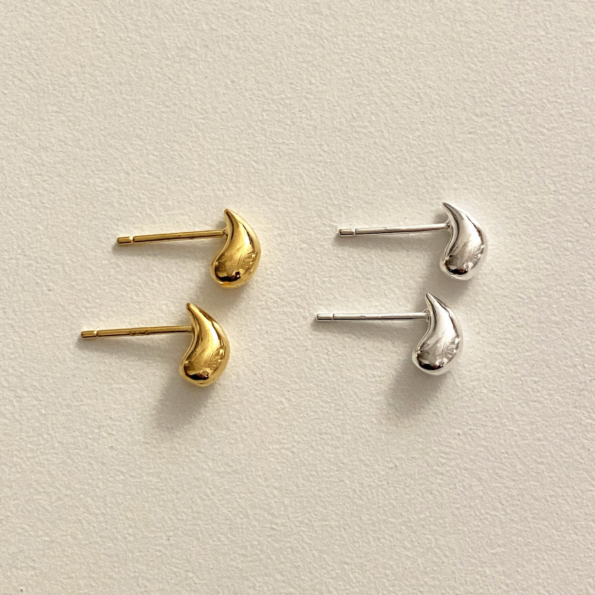 2g Weight 925 Sterling Silver Ear Needle Material 18K Gold Plated Plating Material Ear Studs Classification 1 Pair Quantity Daily Occasion 925 Sterling Silver Material Water Droplets Pattern All Seasons Season Women's Gender Simple Style Style 1 Pair 18K Gold Plated 925 Sterling Silver 925 Sterling Silver Earrings Water Droplets Ear Studs 12