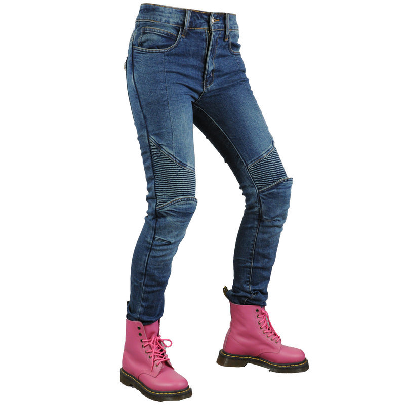 LOONG BIKER moto jeans Mujer Caballero resistente a la caída de la motocicleta pantalones de montar resistente a la rotura Kevlar resistente al desgaste