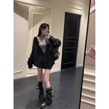 ʵ��~�����V��ë������Ů�＾������֯��+��������ȹ������90488