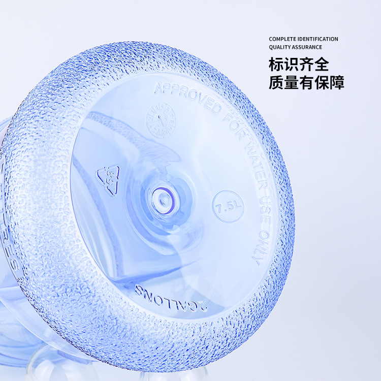 PC espesado barril de agua pura barril de agua mineral doméstico de grado alimenticio portátil barril de agua potable cubierta de almacenamiento de agua