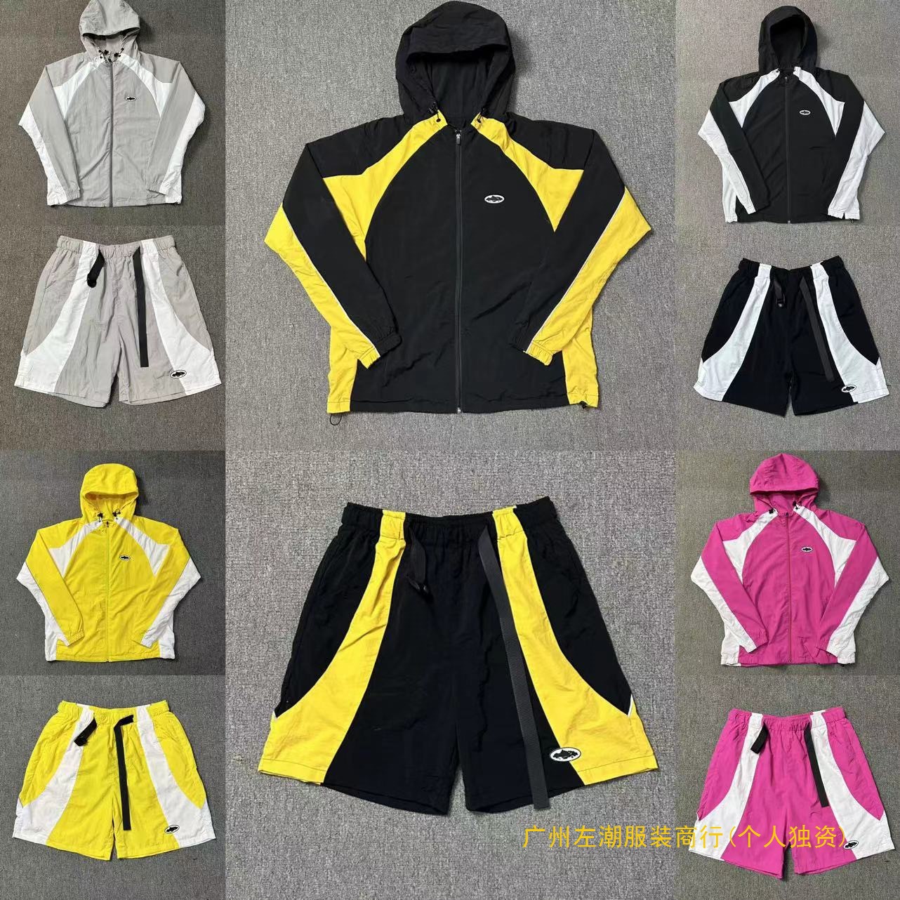 Alcatraz 3m Reflective Splicing Functional Windbreaker Soft Shell Hooded Jacket Men's Trendy Jacket Women's Sports