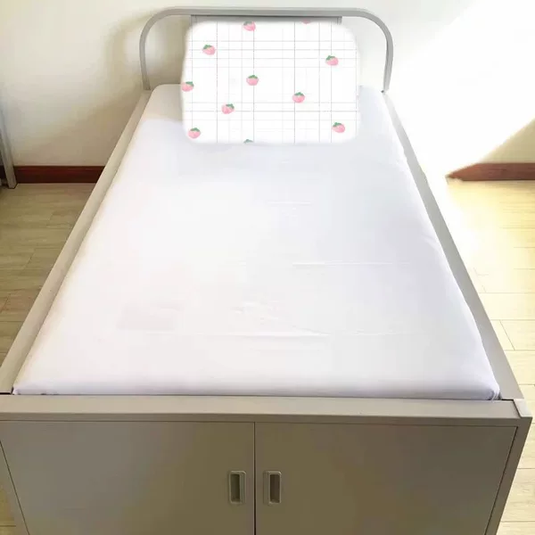 New Thickened Hard Cotton Mattress Student Military Training Interior Stereotype Single White Bed Sheet Polyester Cotton Extra Thick Pure White Bed Sheet