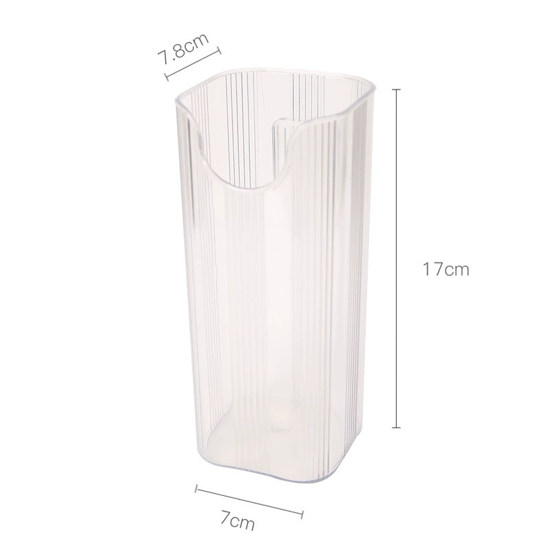 Wall-Mounted Umbrella Storage Box, PET Plastic Holder, Compact Transparent/Gray/Tea