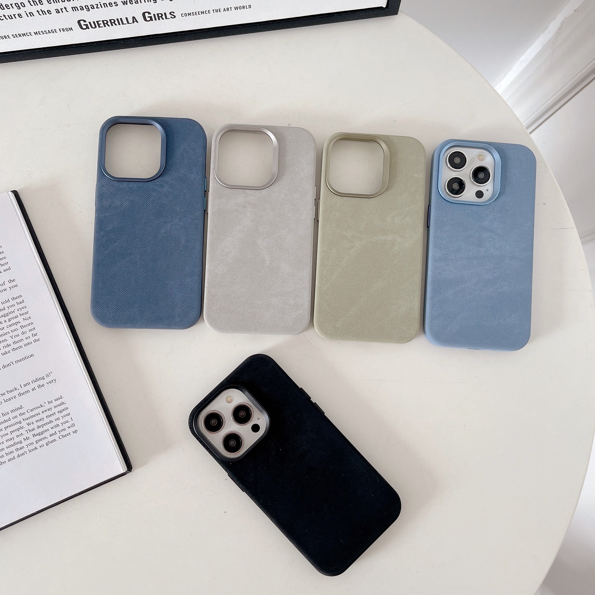 Magnetische Flanell Handyhülle Für Iphone 17 Pro Max Schutzhülle_voghion.com
