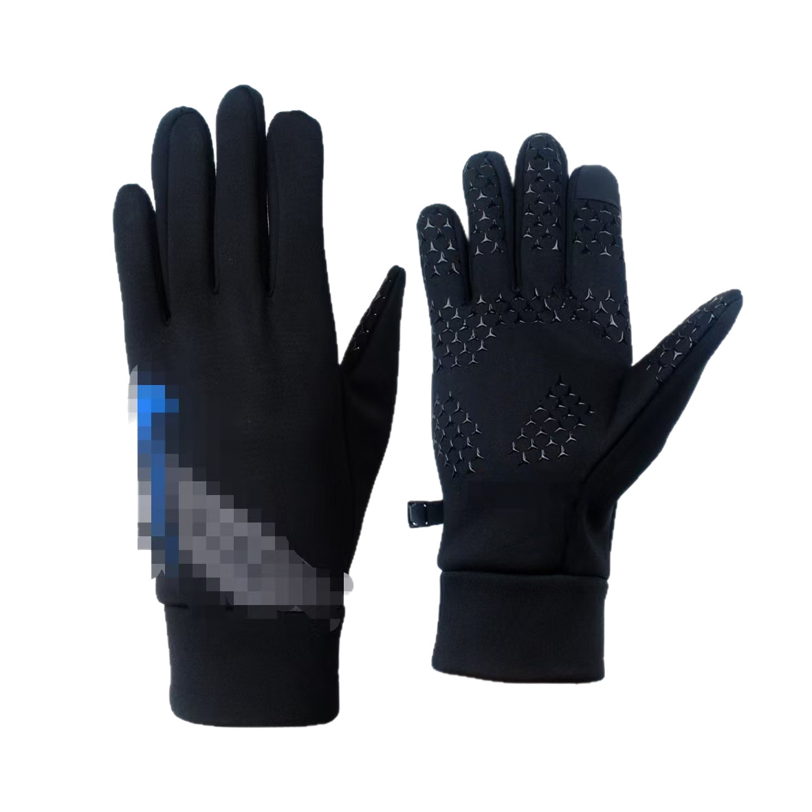 Outdoor Sports Autumn and Winter Men's and Women's Touch Screen Gloves Warm Cycling Fleece-Lined Thickeneding Windproof Waterproof Anti-Slip Customization