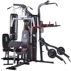 4人用フィットネス機器、家庭用フルセット、多機能オールインワン機器、スポーツパワーフォーマンスタンド、総合トレーニングマシン