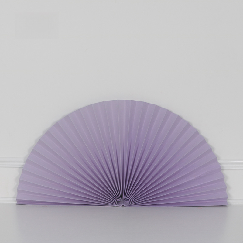 Fan de papel decorativo nuevo ventilador plegable chino engrosado matrimonio compromiso diseño de fondo de papel artesanal de boda origami rojo