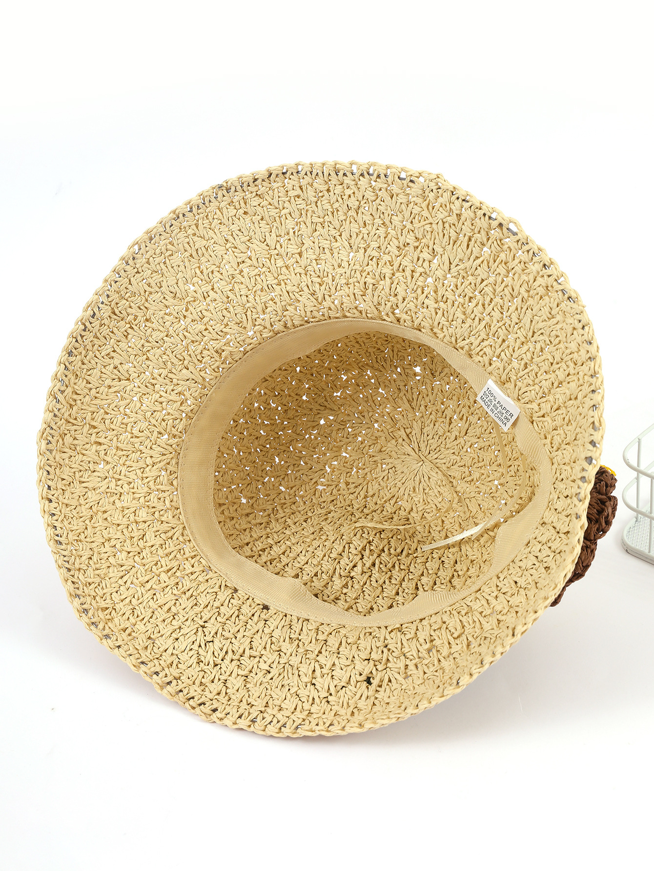 Nueva flor sombrero de paja de las mujeres moda de verano fresco sol sombrero playa versátil coreano casual sol sombrero moda