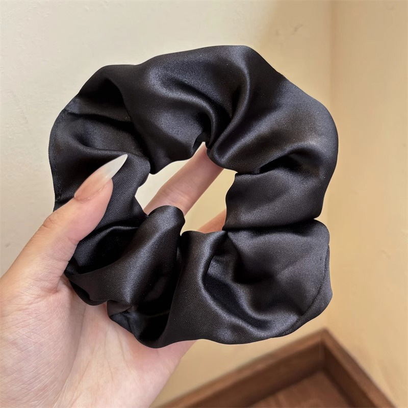 Banda para el cabello anillo de intestino grueso cabeza de corbata femenina de alto grado diadema de estilo coreano hembra grasa salchicha cuerda de pelo cabeza de bola tocado de goma tocado de flores