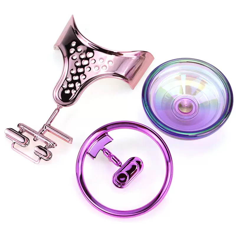 ABS塑料真空电镀UV塑胶电镀表面处理彩色渐变激光镭雕电镀加工