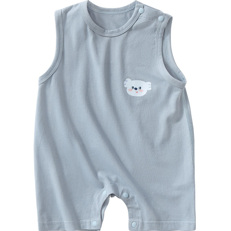 Baby overcoat verano delgado chaleco sin mangas para hombres y mujeres pijamas para niños pequeños ropa de verano bebé ropa de recién nacido