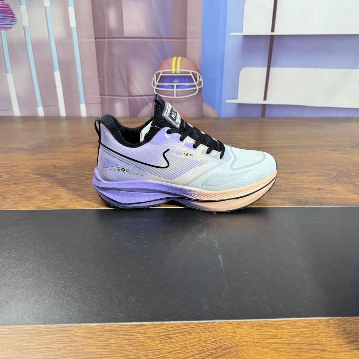 ShoeVault Winter Fleece-gefüttert Verdickt Laufen Leichte Ultra-weiche Leder Oberfläche Sport Student Warme männer Carbon Platte_voghion.com