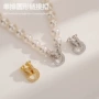 手工固定18ks925项链扣