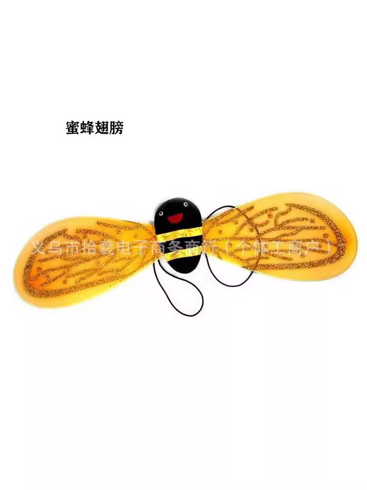 Baile infantil del Día del Niño, pintura, accesorios de actuación, alas de mariquita, insectos, abeja, ropa de actuación, ropa de baile, palo de hadas