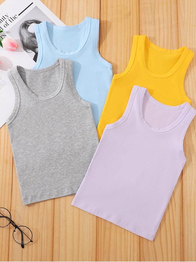 Cotton summer thin T-shirt for boys girl's