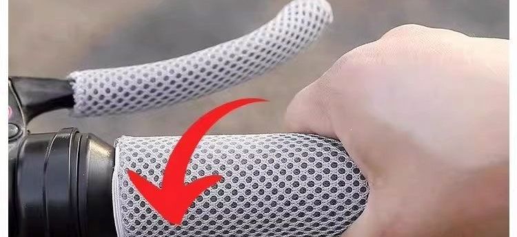Electric bike gloves, new electric vehicle brake handle covers, bicycle protective grips, handle covers, anti-slip, sweat-absorbent, suitable for all seasons