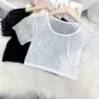 低领圆领夏天短袖小衫