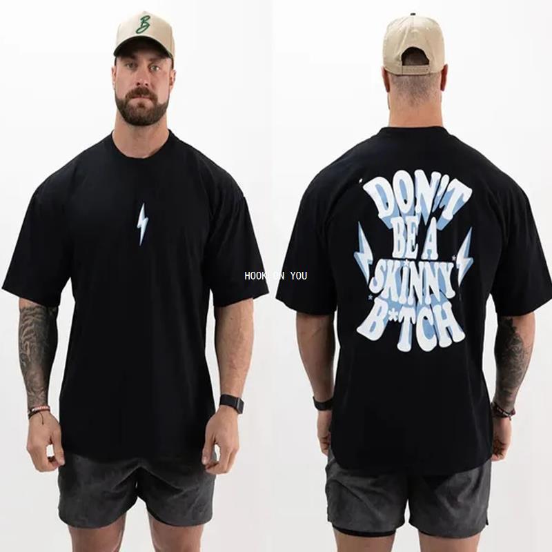 Summer Joggers Cbum Men Cotton T-Shirts Thavage Muscular Spo
