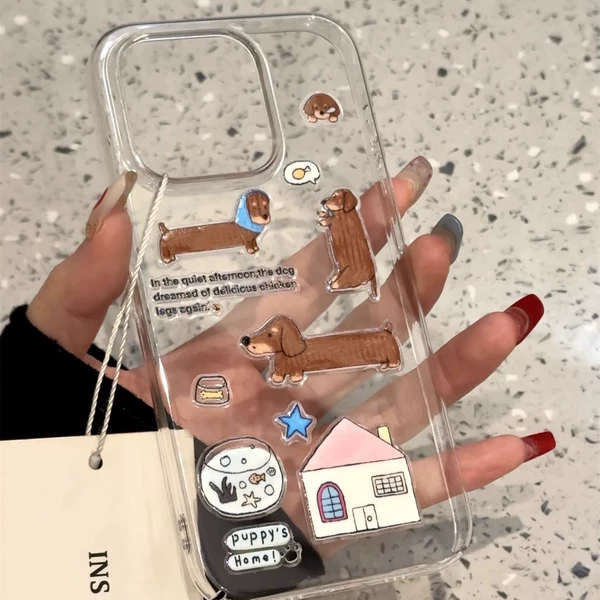 [Transparent - Note: Self-application required] Jelly patch for Dachshund dogs is highly transparent and will not turn yellow