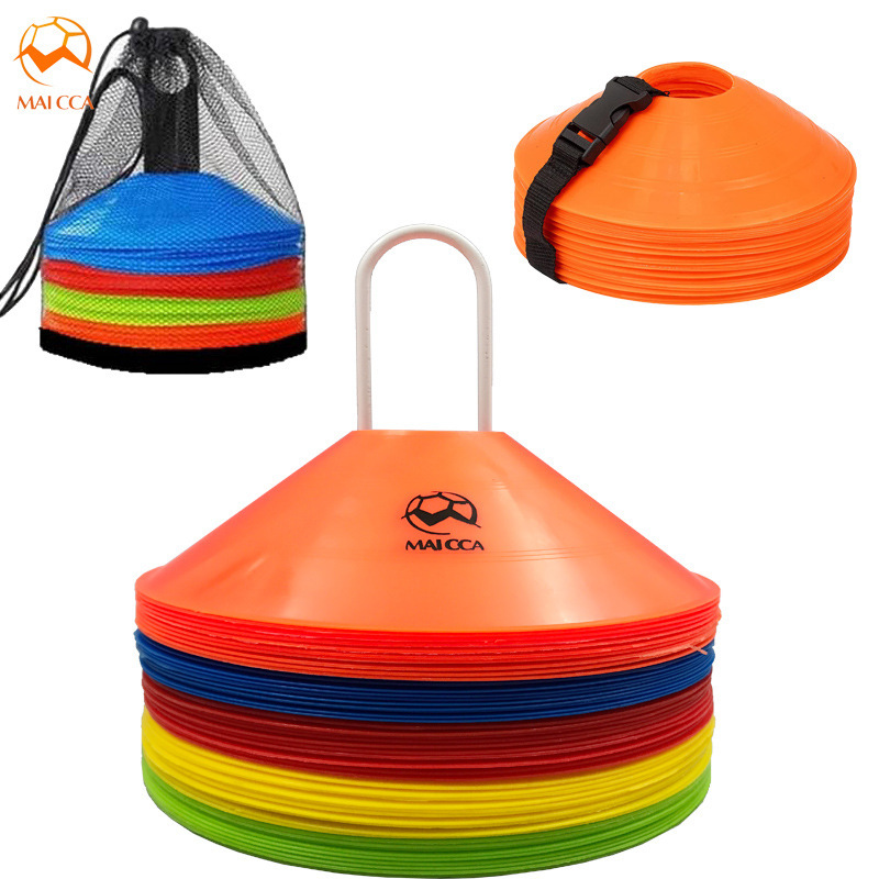 Basketball Training Equipment Marker Disc Soccer Training 18g Disc Cone Obstacle Equipment Round Mouth Cone Disc Cone-Shaped