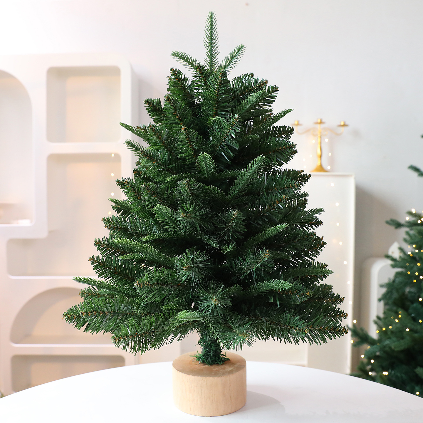 Shengyuan's New Encrypted Pointed PE/PVC Desktop Christmas Tree Ornaments Christmas Home Christmas Tree Window Ornaments_voghion.com
