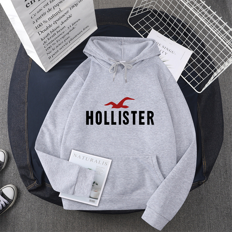 2024 New Fashion Autumn and Winter Hollister Printing Casual Men's Crewneck Hooded Pullover Hip Hop Hoodie 2024 New Fashion Autumn and Winter Hollister Printing Casual Men's Crewneck Hooded Pullover Hip Hop Hoodie