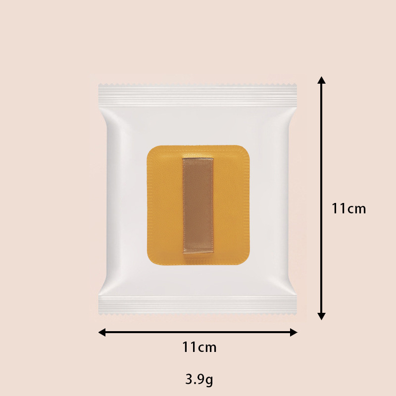 Cojín de aire polvo soplo grande polvo seco soplo esponja polvo puff algodón caramelo 100 puntos sin maquillaje en polvo húmedo y seco de doble uso al por mayor