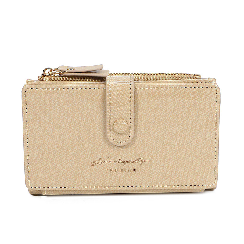 Promoción PU pintado simple medio y largo sureste asiático 20 centavos de cambio bolsa multi tarjeta bolsa de tarjeta en una billetera de mujer